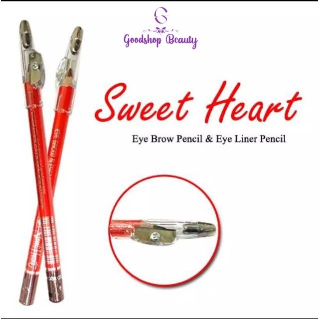 Sweet heart eyebrow pencil 1.6g. ดินสอเขียนคิ้ว ติดทน  สวีทฮาร์ท