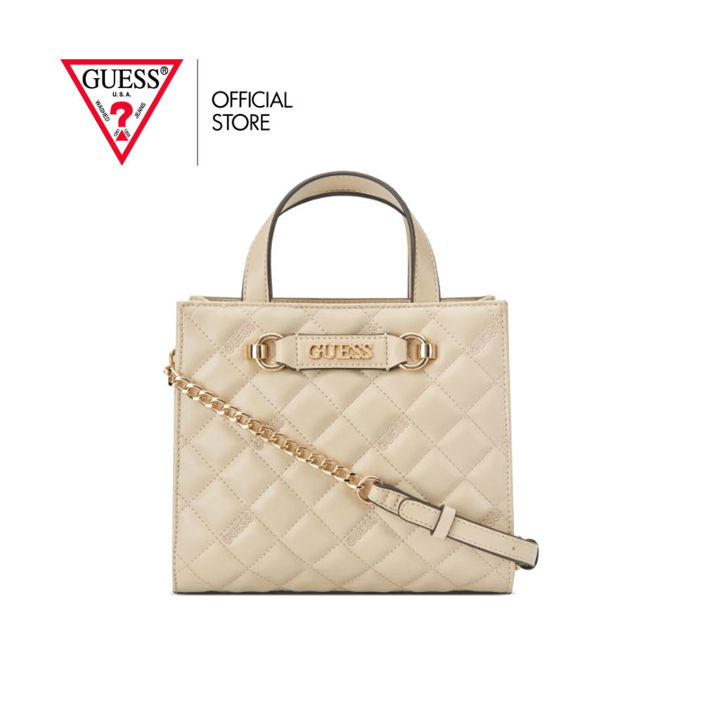 GUESS กระเป๋า รุ่น VG940581 FIDDLEWOOD MINI TOTE BEIGE สีเบจ