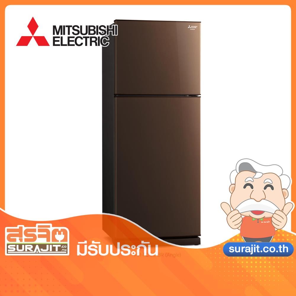 MITSUBISHI ตู้เย็น 2 ประตู ขนาด 359ลิตร 12.7คิว สีน้ำตาล รุ่น MR-FC38ES BR ผ่อน 0% 10 เดือน (21220)