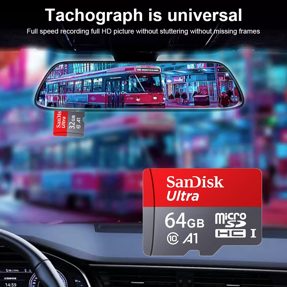 การ์ดหน่วยความจำ TF 32GB /64GB การ์ดหน่วยความจำของกล้อง