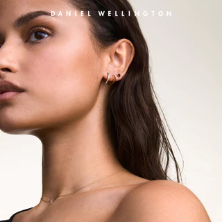 Daniel Wellington Micro Earring Collection ต่างหูต่อข้าง สีเงิน
