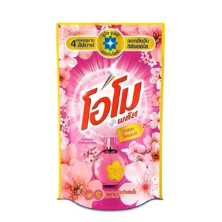 Omo โอโม พลัส ผลิตภัณฑ์ซักผ้าชนิดน้ำ สูตรเข้มข้น ซากุระ โรแมนซ์ 600 มล.