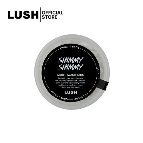 LUSH น้ำยาบ้วนปากอัดเม็ด SHIMMY SHIMMY MOUTHWASH TABS 45g