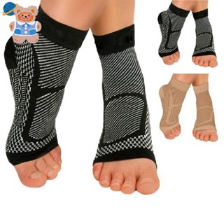 [CTK]1คู่กีฬาสายรัดข้อเท้าการบีบอัดแขน ฝ่าเท้า พังผืดอักเสบ …