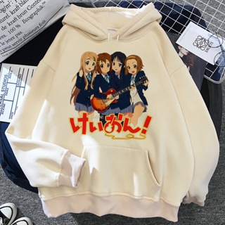 เสื้อฮู้ดดี้ แบบสวมหัว ลายอนิเมะ K-on ยุค 90s สไตล์โกธิค สตรีท สําหรับผู้หญิง