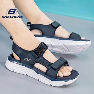 Skechers_ MAX CUSHION รองเท้ากีฬา รองเท้าแตะ GOGA MAX Velcro น้ําหนักเบาพิเศษ สําหรับผู้ชาย