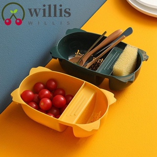 Willis ตะกร้าขยะ แบบพลาสติก อเนกประสงค์ กันการปิดกั้น ขนาดใหญ่ สําหรับห้องครัว