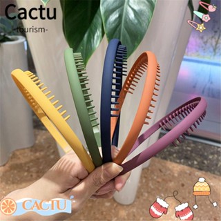 Cactu ที่คาดผม สีพื้น เนื้อแมตต์ เรียบง่าย