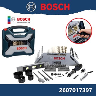 Bosch รุ่น 2607017397 ชุด X-LINE-TITANIUM ชุด ดอกไขควง + ดอกสว่าน 100 ชิ้น (Blue)