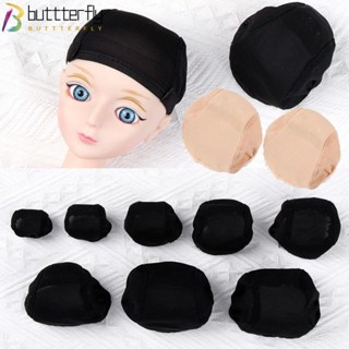 Buttterfly หมวกวิกผม กันลื่น หลายขนาด อุปกรณ์เสริม สําหรับตุ๊กตา DIY