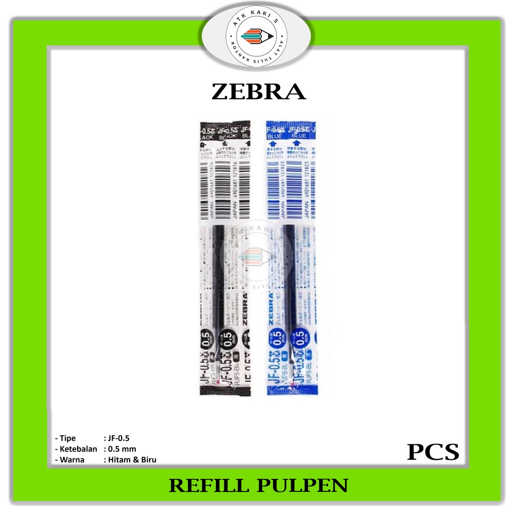 ZEBRA - ไส้ปากกา Sarasa / รีฟิล Sarasa / Zebra JF รีฟิล 0.5 - ชิ้น