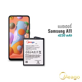 Meago แบตเตอรี่ Samsung A11 / A115F / HQ-70N แบตซัมซุง แบตมือถือ แบตโทรศัพท์ รับประกัน 1ปี แบตแท้ 100%