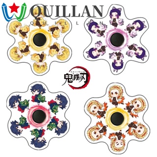 Quillan Fidget Spinner รูปการ์ตูน Kamado Tanjirou ของเล่นคลายเครียด สําหรับเด็ก