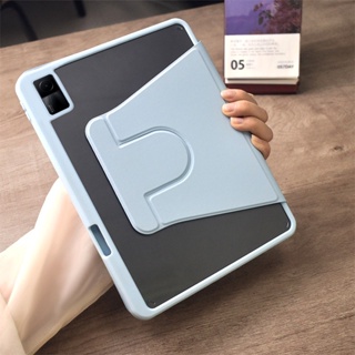 เคสอะคริลิค สําหรับ Redmi Pad 2022 10.61 นิ้ว 360° เคสแท็บเล็ต หนัง Pu หมุนได้ พร้อมช่องใส่ปากกา สําหรับ Xiaomi Mi Pad 6 2023