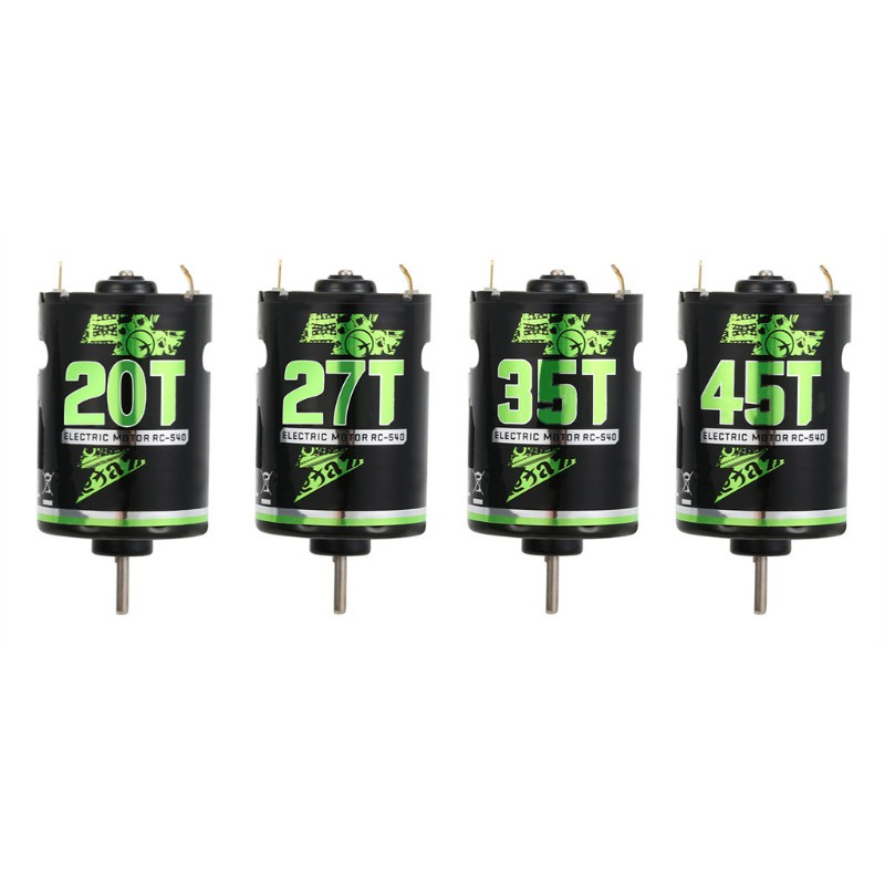 มอเตอร์แปรงถ่าน 540 20~45T 540 กันน้ํา สําหรับรถไต่หินบังคับ 1:10 Axial SCX10 AXI03007 90046 Trxs TR