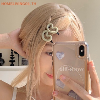 Onehome กิ๊บติดผมแฟชั่น รูปหัวใจ เครื่องประดับ สําหรับผู้หญิง 5 ชิ้น