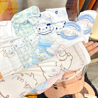 Maurice ปลอกแขนกันแดด ผ้าเรยอน ระบายอากาศ ป้องกันรังสียูวี ลายการ์ตูนกระต่าย Cinnamoroll สําหรับผู้หญิง