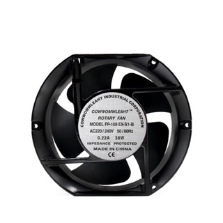 ROTARY FAN MODEL XNFP-108 EX-S1-S AC110V 50-60Hz 0.22A/38W พัดลมระบายอากาศขนาด6นิ้ว หัวตัด110v