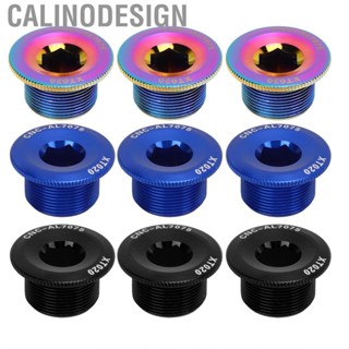 Calinodesign 3Pcs M20 Bike Crank Cover Screw  Aluminum Crankset Fitting BD