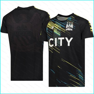 เสื้อยืด พิมพ์ลายการ์ตูน Manchester City Jersey พลัสไซซ์ สําหรับทุกเพศ