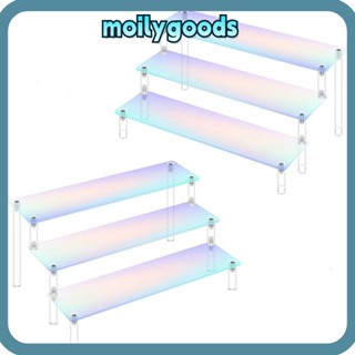 Moilyhd ชั้นวางของอะคริลิค อเนกประสงค์ ทนทาน 1-3 ชั้น สําหรับวางเครื่องประดับ น้ําหอม