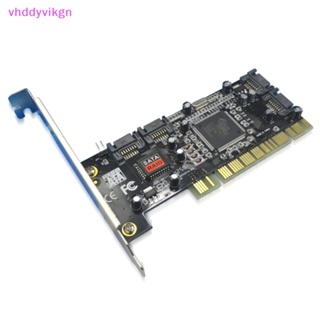 อะแดปเตอร์การ์ดขยาย VHDD PCI เป็น 4 พอร์ต SATA สําหรับเดสก์ท็อป PC HDD SSD TH