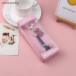 Onem พวงกุญแจแท่งไฟ LED 10 สี เปลี่ยนสีได้ สีดํา สีชมพู เวอร์ชั่น 2