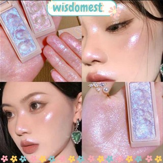 WISDOMEST ใหม่ พาเลทอายแชโดว์ ไฮไลท์ กันน้ํา ติดทนนาน สําหรับแต่งหน้า