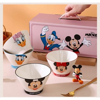 [Disney] กล่องของขวัญ ชามเซรามิค 5 นิ้ว 4 ชิ้น