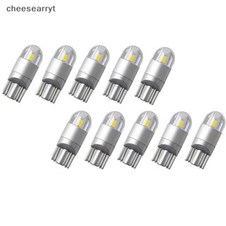 Chee หลอดไฟ LED พลังงานสูง T10 3030 2SMD W5W 194 168 6W EN สีขาว สําหรับติดตกแต่งภายในรถยนต์ 10 ชิ้น