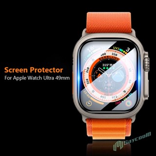 ✪Saycool✫【คุณภาพสูง】ฟิล์มกันรอยหน้าจอ Hd 3D 49 มม. สําหรับ Apple Watch Ultra iWatch Ultra 49 มม. 1-5 ชิ้น