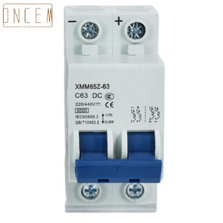 【ONCEMOREAGAIN】2 Pole MCB for Solar DC Circuits Rated Voltage 400V 32A Air Switch Circuit Break