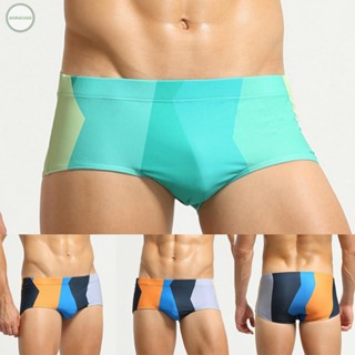 GORGEOUS~Boxer Color Matching Low M-2XL Rise Sexy Sports Summer Sunbathing Surf