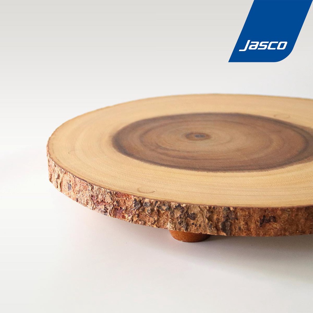 Jasco ถาดไม้กลม Natural Wooden Serving Board รูปที่ 2