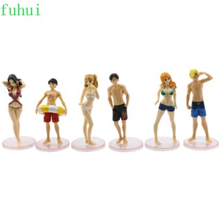 Fuhui โมเดลฟิกเกอร์ PVC รูปการ์ตูนอนิเมะ Luffy Sabo ของเล่น ของสะสม สําหรับเด็ก