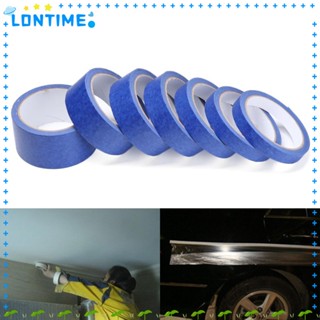 Lontime เทปกาว สติกเกอร์กระดาษ สีฟ้า DIY สําหรับติดตกแต่งรถยนต์