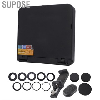 Supose LENSGO TC7 Universal Foldable Teleprompter Cold Shoe Mount with