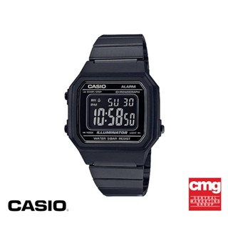 CASIO นาฬิกาข้อมือ CASIO รุ่น B650WB-1BDF วัสดุสเตนเลสสตีล สีดำ