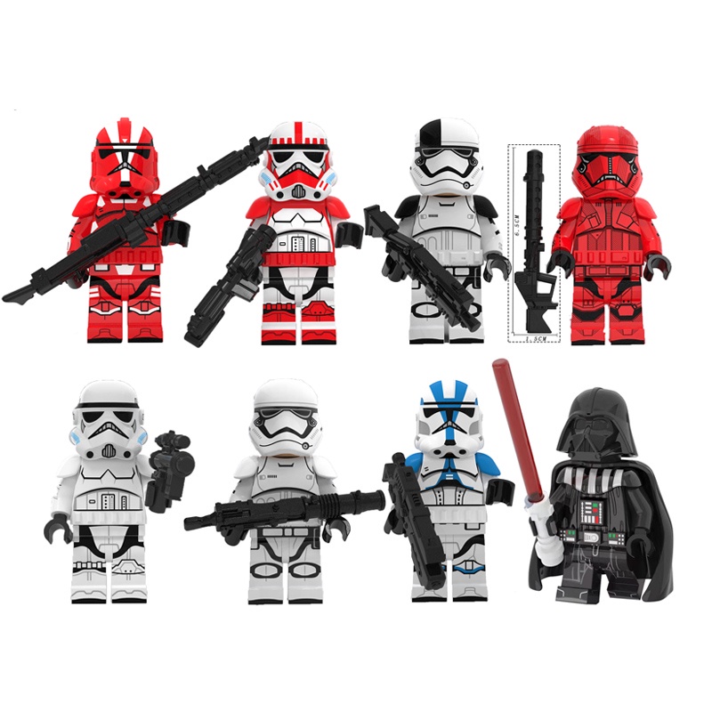 The Clone Troopers Space Wars KT1034 บล็อกมินิตัวเลขของเล่นเด็ก