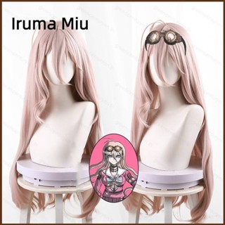 Kts Danganronpa Iruma Miu วิกผมคอสเพลย์ วิกผมสังเคราะห์ ทนความร้อน สําหรับปาร์ตี้ฮาโลวีน