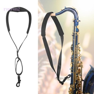 สายคล้องคอแซกโซโฟน แบบหนานุ่ม ปรับระดับได้ สําหรับ Baritone Alto Tenors Soprano Sax Bla