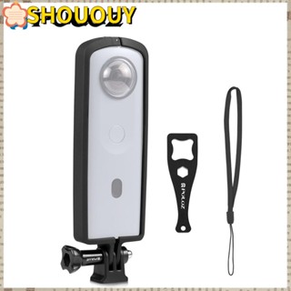 Shououy กรอบพลาสติก ABS ป้องกันกล้องพาโนรามา สําหรับ Ricoh Theta SC2