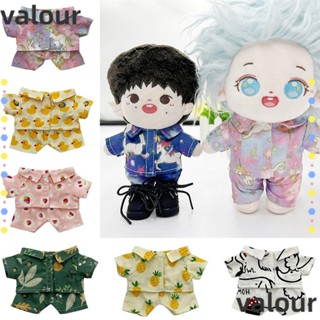 Valour เสื้อผ้าฝ้าย 20 ซม. 10 สี อุปกรณ์เสริม สําหรับตุ๊กตา