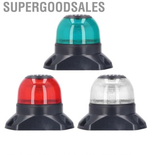 Supergoodsales Marine Sailing Signal Light  DC10‑30V 3W  Glare Boat  IP67  for Pontoons