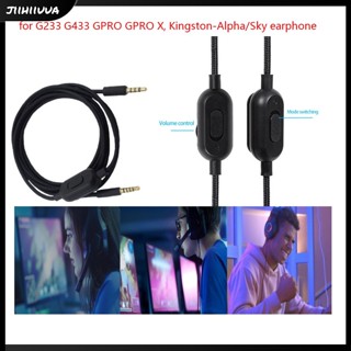 Jl- สายหูฟังเล่นเกม แบบพกพา 2 เมตร สําหรับ Gpro X G233 G433 Alpha