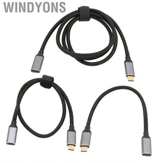 Windyons USB C Extension Cable 10Gbps Data Sync 100W Power Delivery