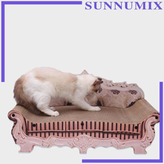 [Sunnimix] แผ่นกระดาษแข็งลูกฟูก กันรอยขีดข่วน สําหรับแมว