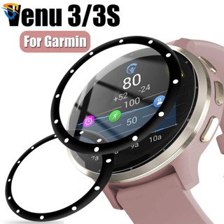 1-5 ชิ้น ป้องกันลายนิ้วมือ เรียบ ใส คอมโพสิต ฟิล์มป้องกัน สําหรับ Garmin Venu 3S 3 2 Plus ฟิตติ้ง โค้ง ป้องกันหน้าจอ อุปกรณ์เสริมสมาร์ทวอทช์ ไม่ใช่กระจก