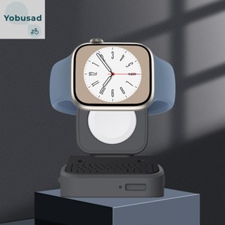 [Yobusad.th] อุปกรณ์เมาท์ขาตั้ง รูปคอมพิวเตอร์ กันลื่น สําหรับ Apple Watch Series 8 7