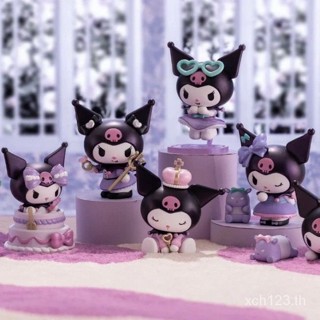 [พร้อมส่ง] ของแท้ Sanrio Kuromi กล่องปริศนา 4ZPU น่ารัก ของเล่น ของขวัญ สําหรับวันเกิด